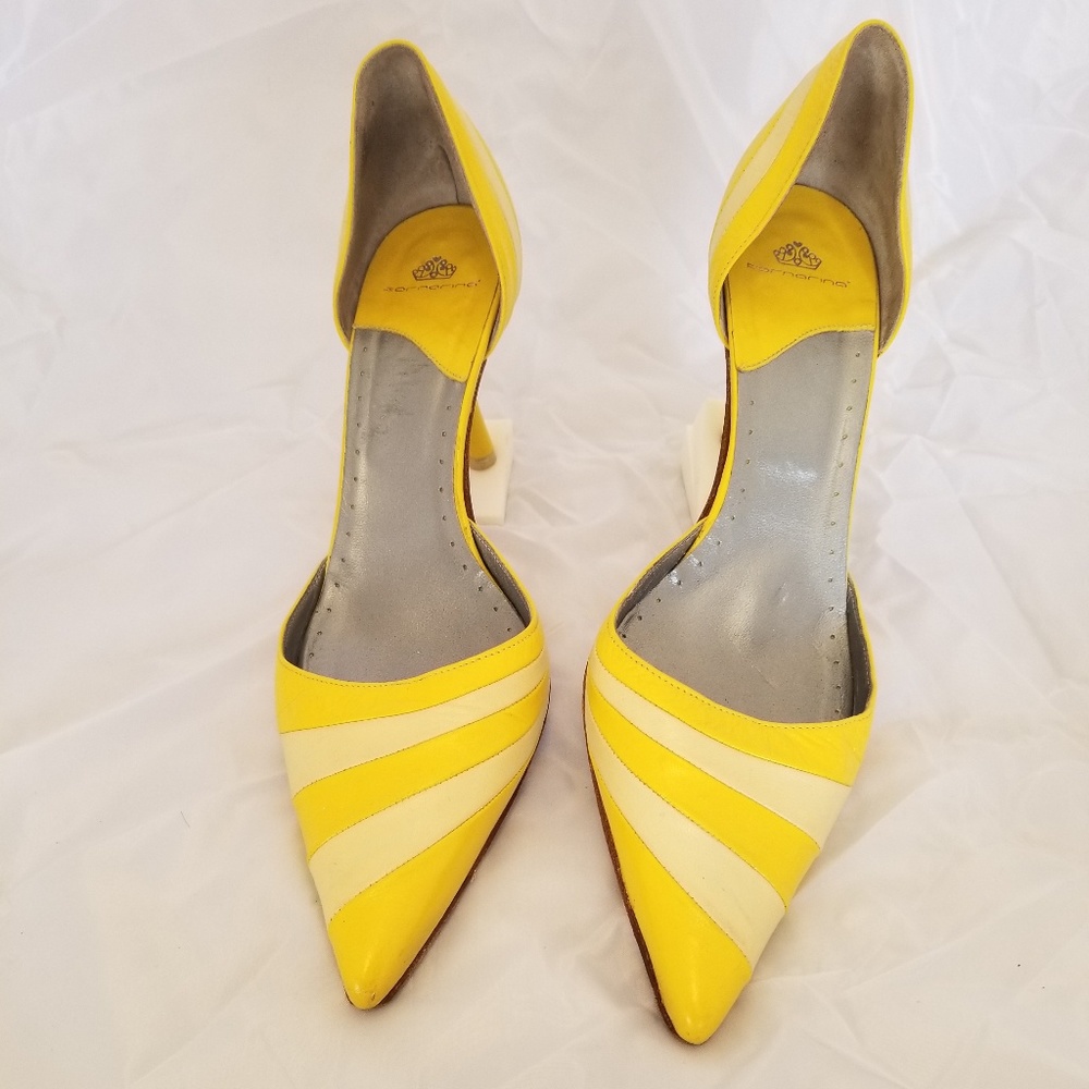 Fornarina Leather Yellow shoes